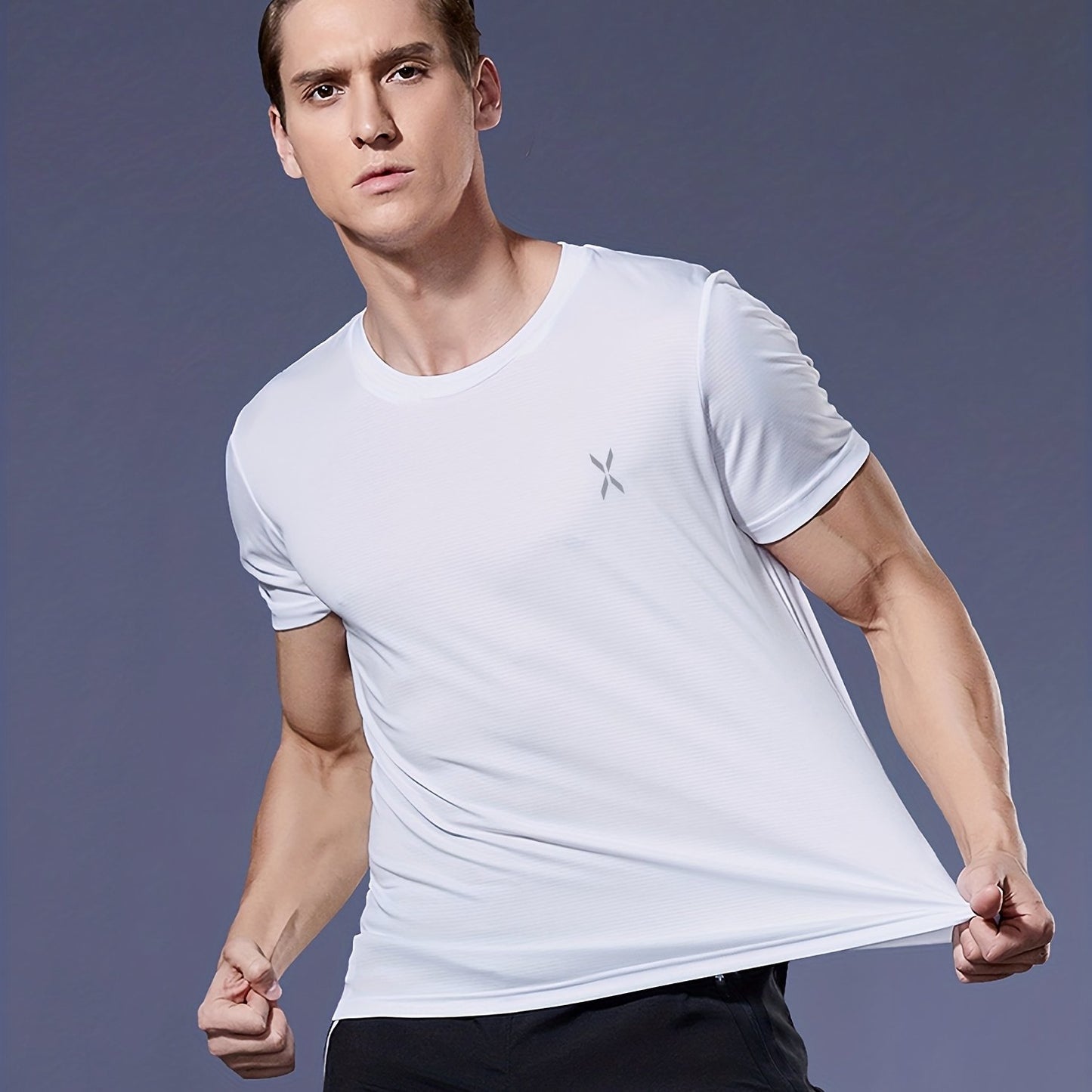 Men's Short Sleeve Ultralight Athletic T-Shirt: Quick Drying For Running, Training, Fitness & Gym Workouts