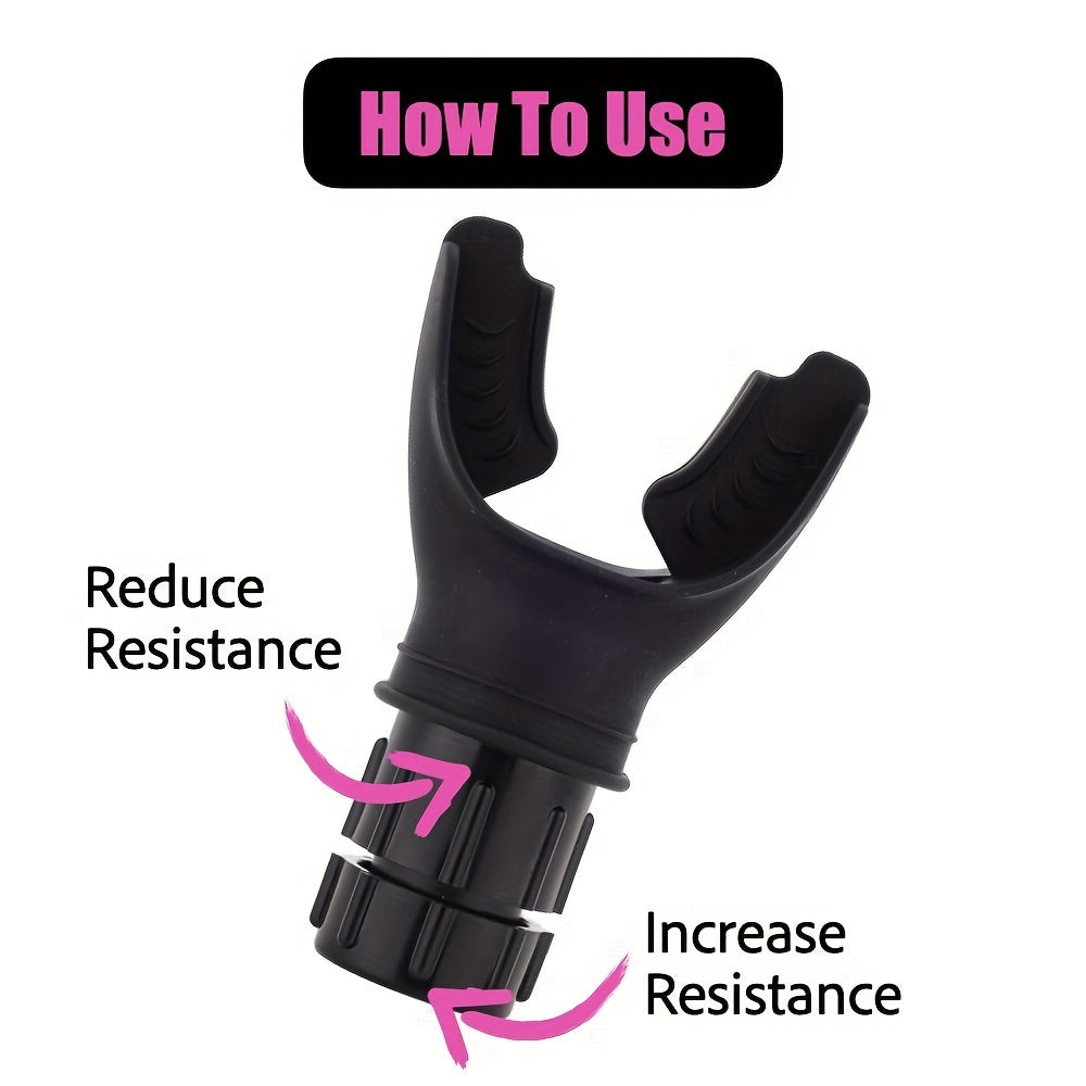 1pc Breathing Trainer With Adjustable Resistance