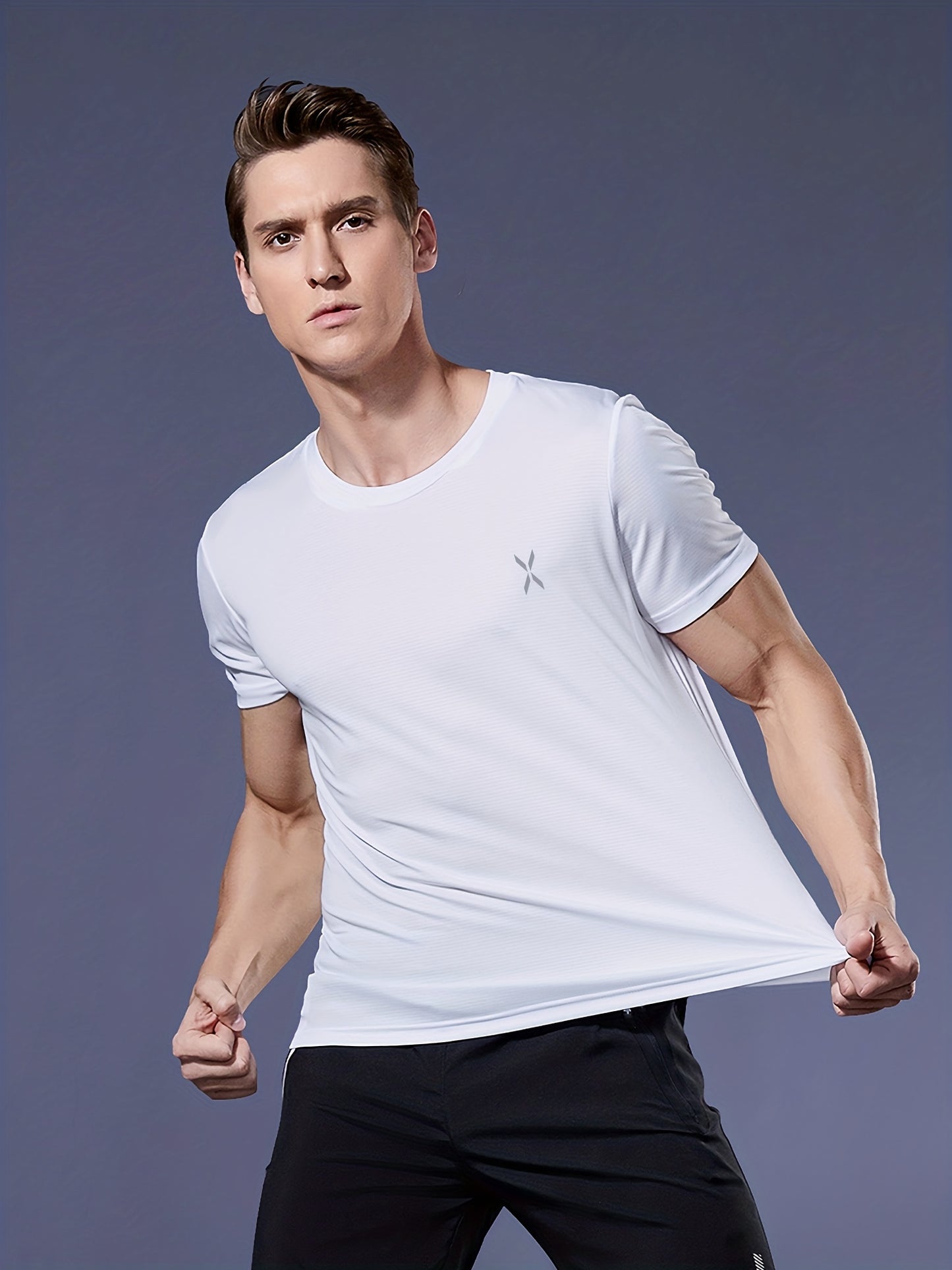 Men's Short Sleeve Ultralight Athletic T-Shirt: Quick Drying For Running, Training, Fitness & Gym Workouts