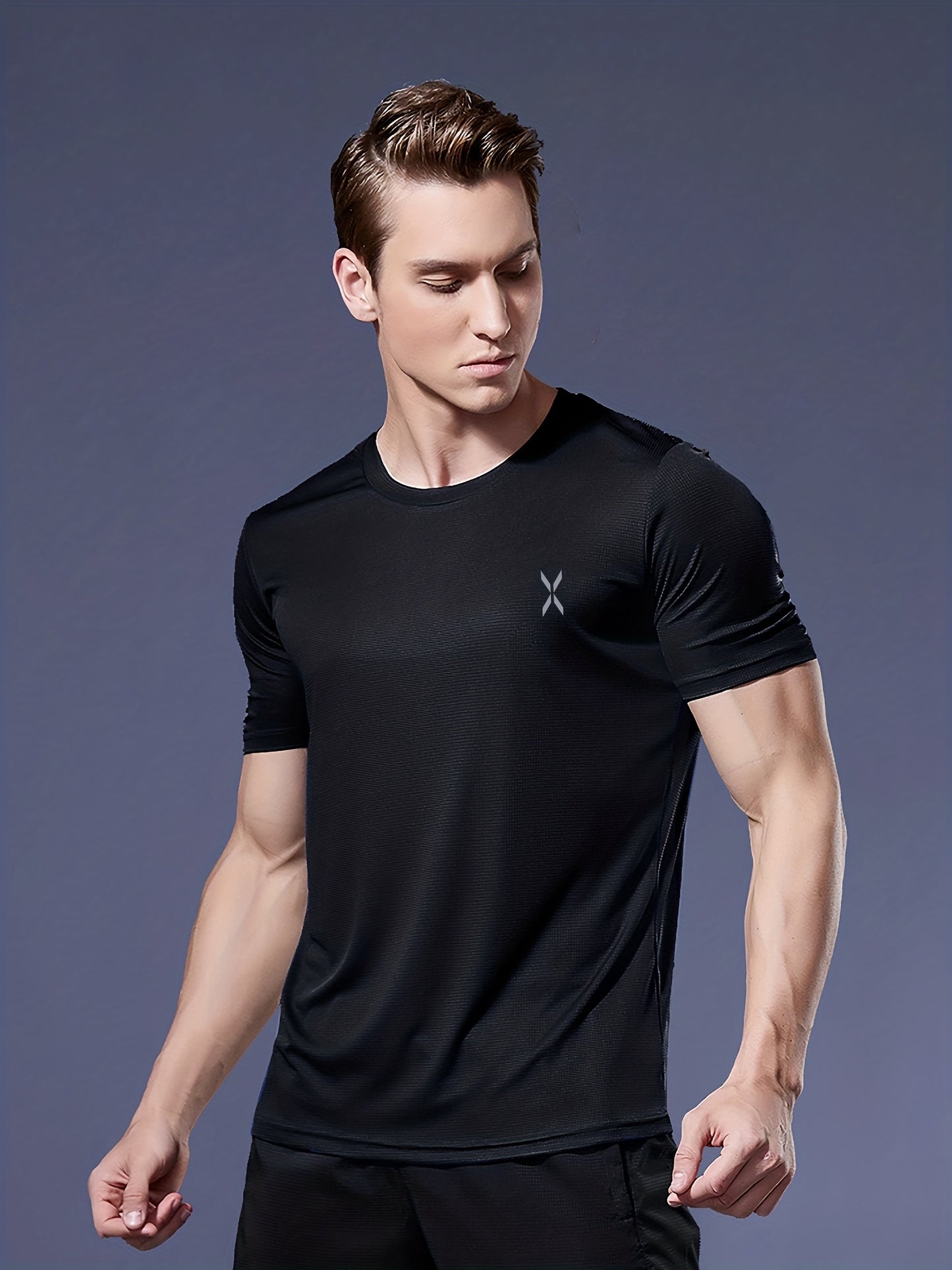 Men's Short Sleeve Ultralight Athletic T-Shirt: Quick Drying For Running, Training, Fitness & Gym Workouts