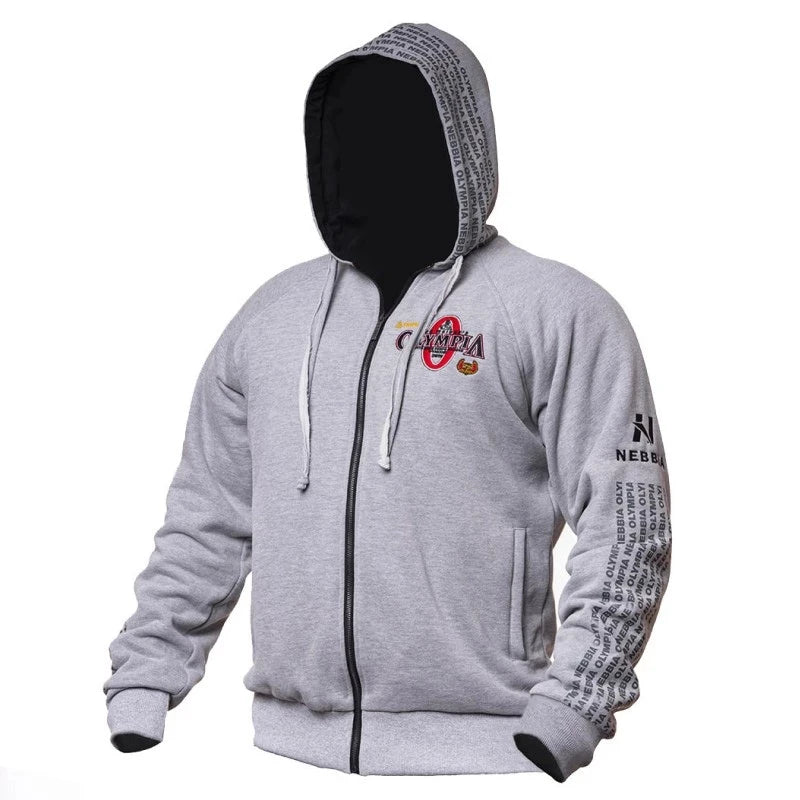 Muscle-Fit Men Gym Hoodie