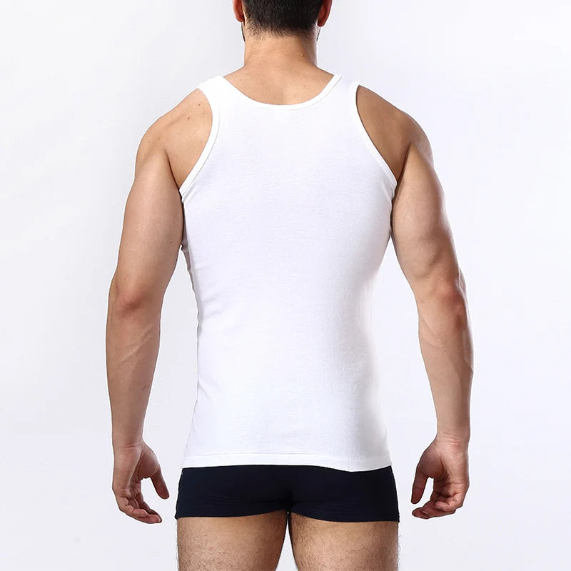 3/1 piece men's pure cotton fitness Tank