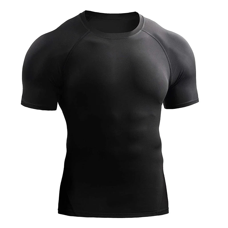 Compression T Shirt Men Quick Dry