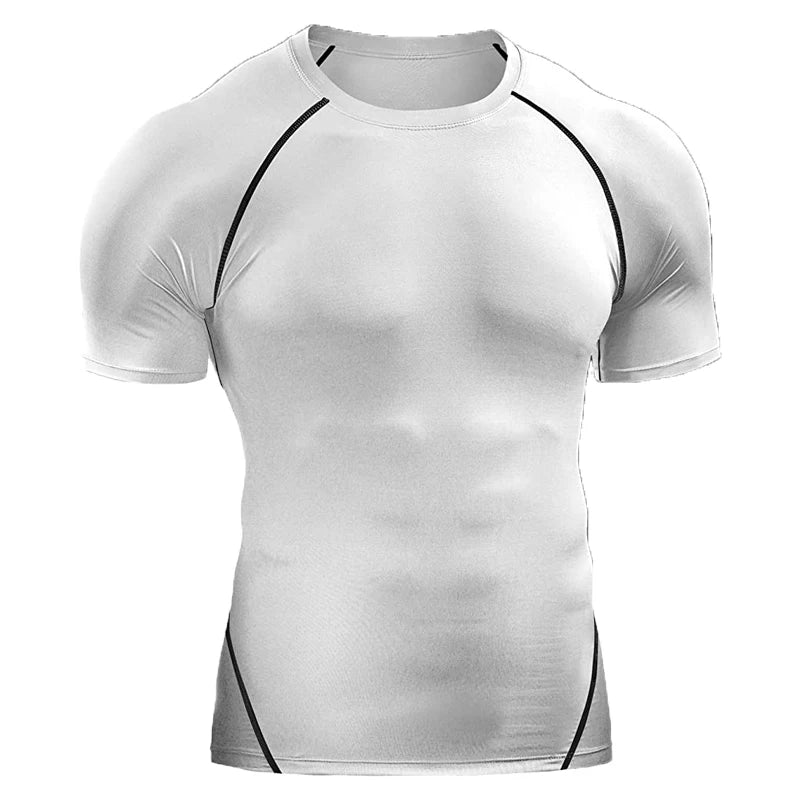 Compression T Shirt Men Quick Dry