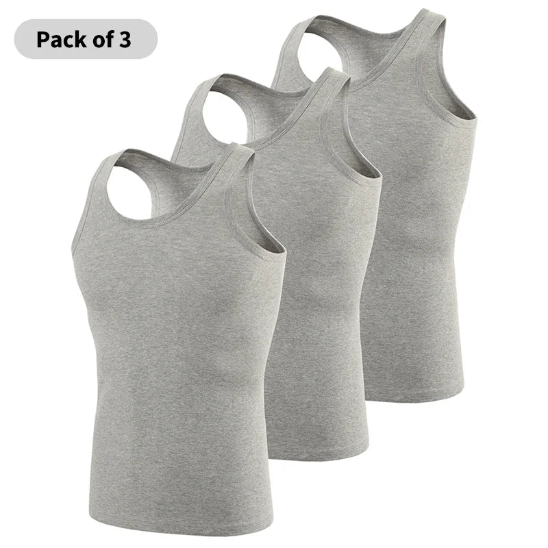 1/3 Pack Men's Cotton Gym Tank