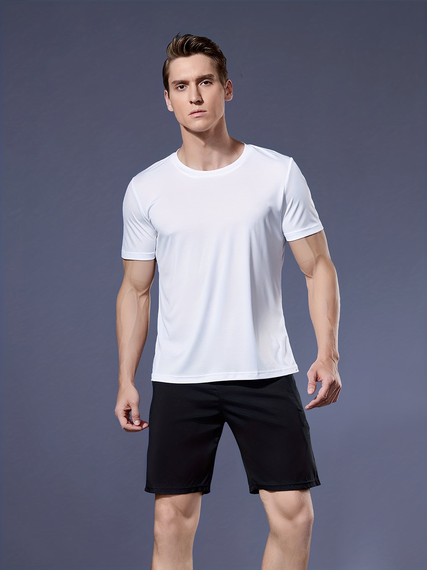 Men's Short Sleeve Ultralight Athletic T-Shirt: Quick Drying For Running, Training, Fitness & Gym Workouts