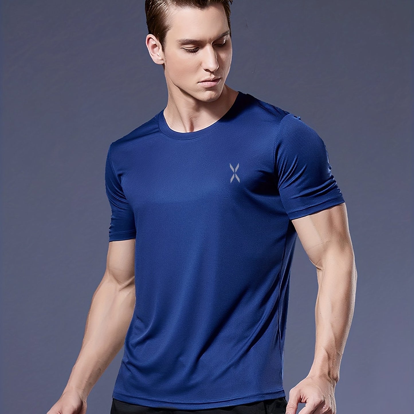 Men's Short Sleeve Ultralight Athletic T-Shirt: Quick Drying For Running, Training, Fitness & Gym Workouts